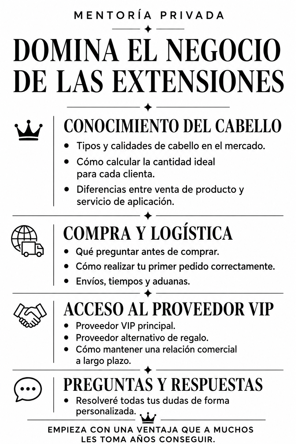 Proveedor VIP | Mentoría Privada